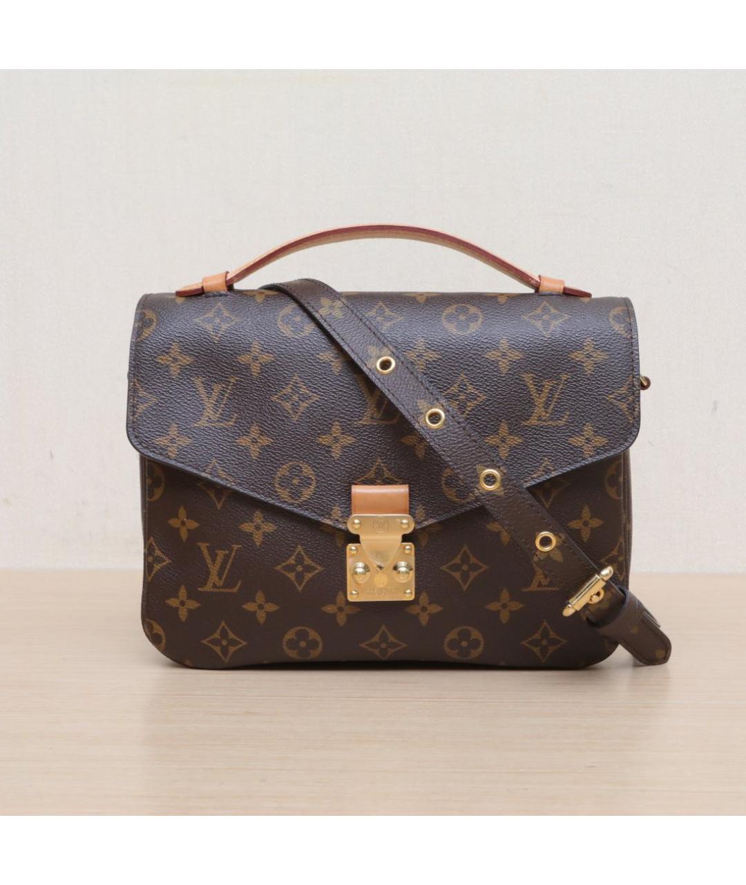 LOUIS VUITTON Коричневая сумка через плечо, фото 3