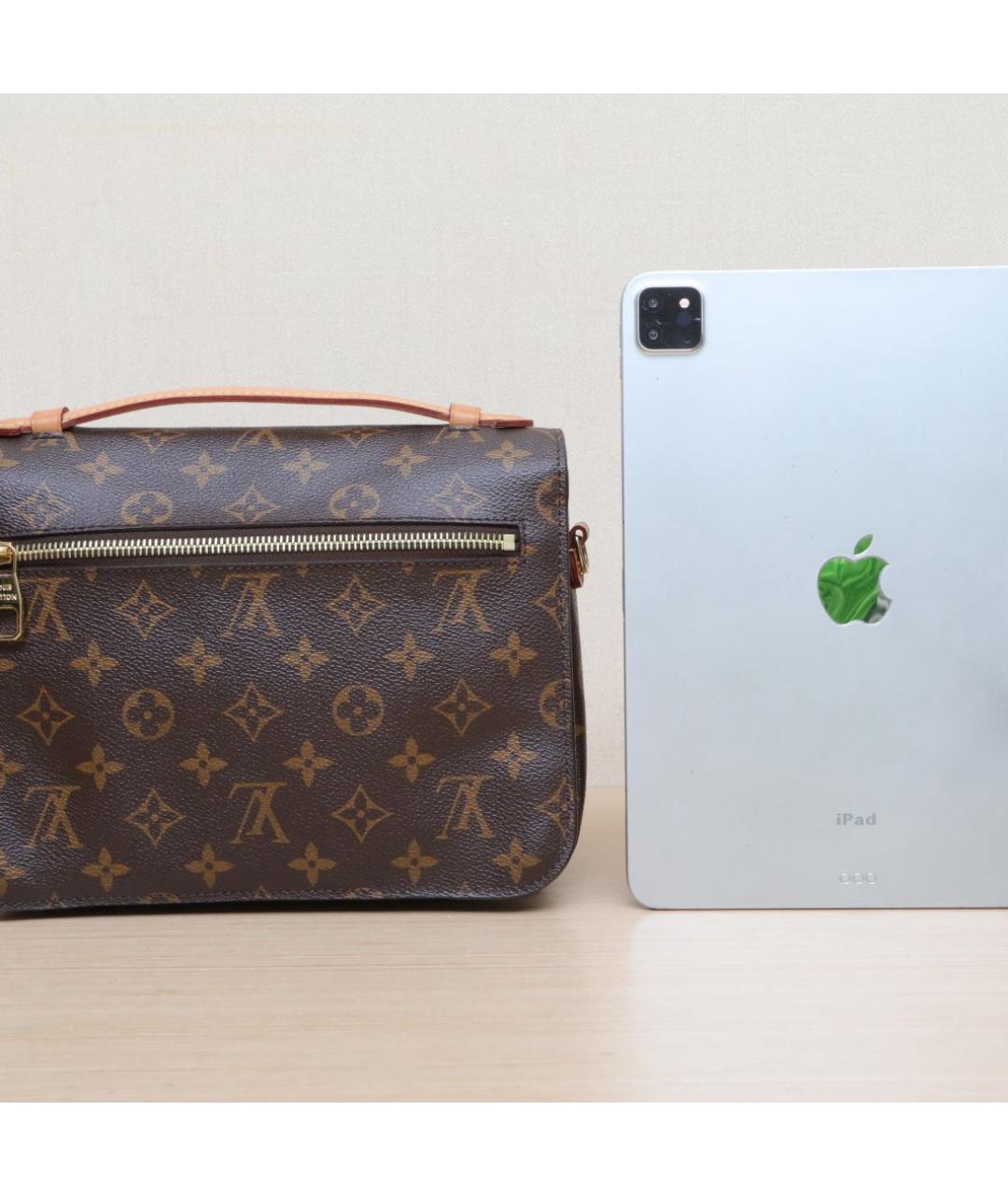 LOUIS VUITTON Коричневая сумка через плечо, фото 7