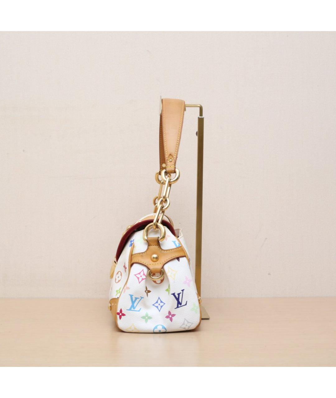 LOUIS VUITTON Белая сумка с короткими ручками, фото 5
