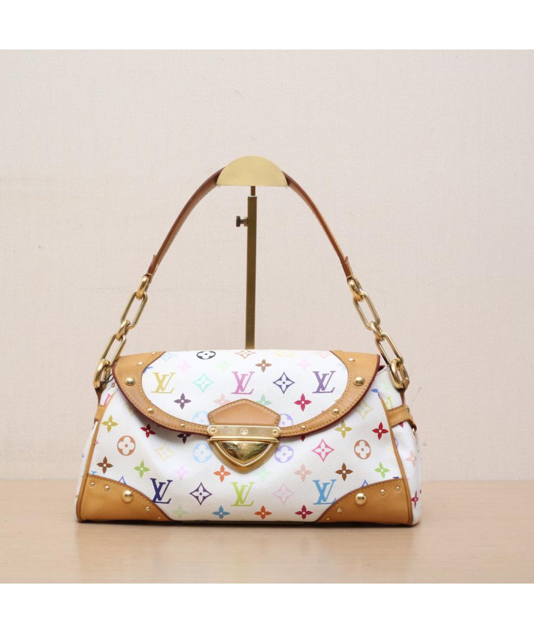 LOUIS VUITTON Белая сумка с короткими ручками, фото 3