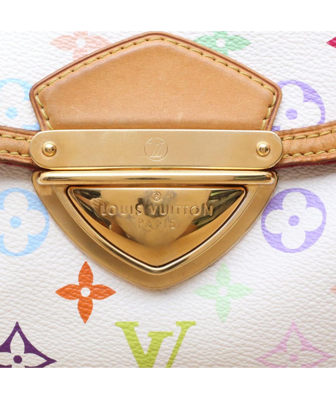 LOUIS VUITTON Белая сумка с короткими ручками, фото 8