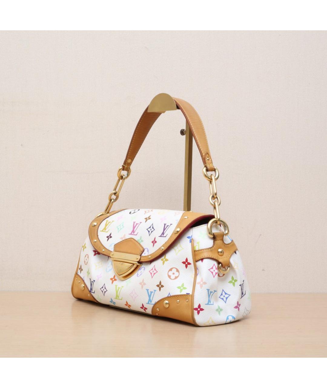 LOUIS VUITTON Белая сумка с короткими ручками, фото 4
