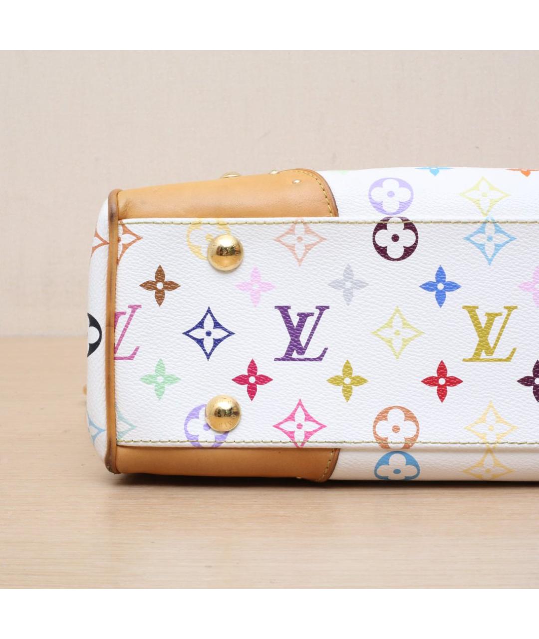 LOUIS VUITTON Белая сумка с короткими ручками, фото 9