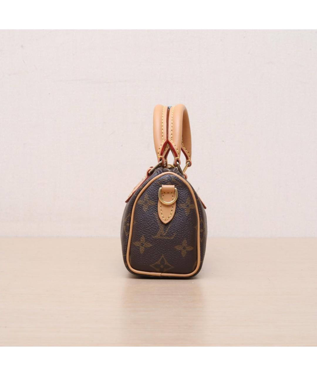 LOUIS VUITTON Коричневая сумка с короткими ручками, фото 5