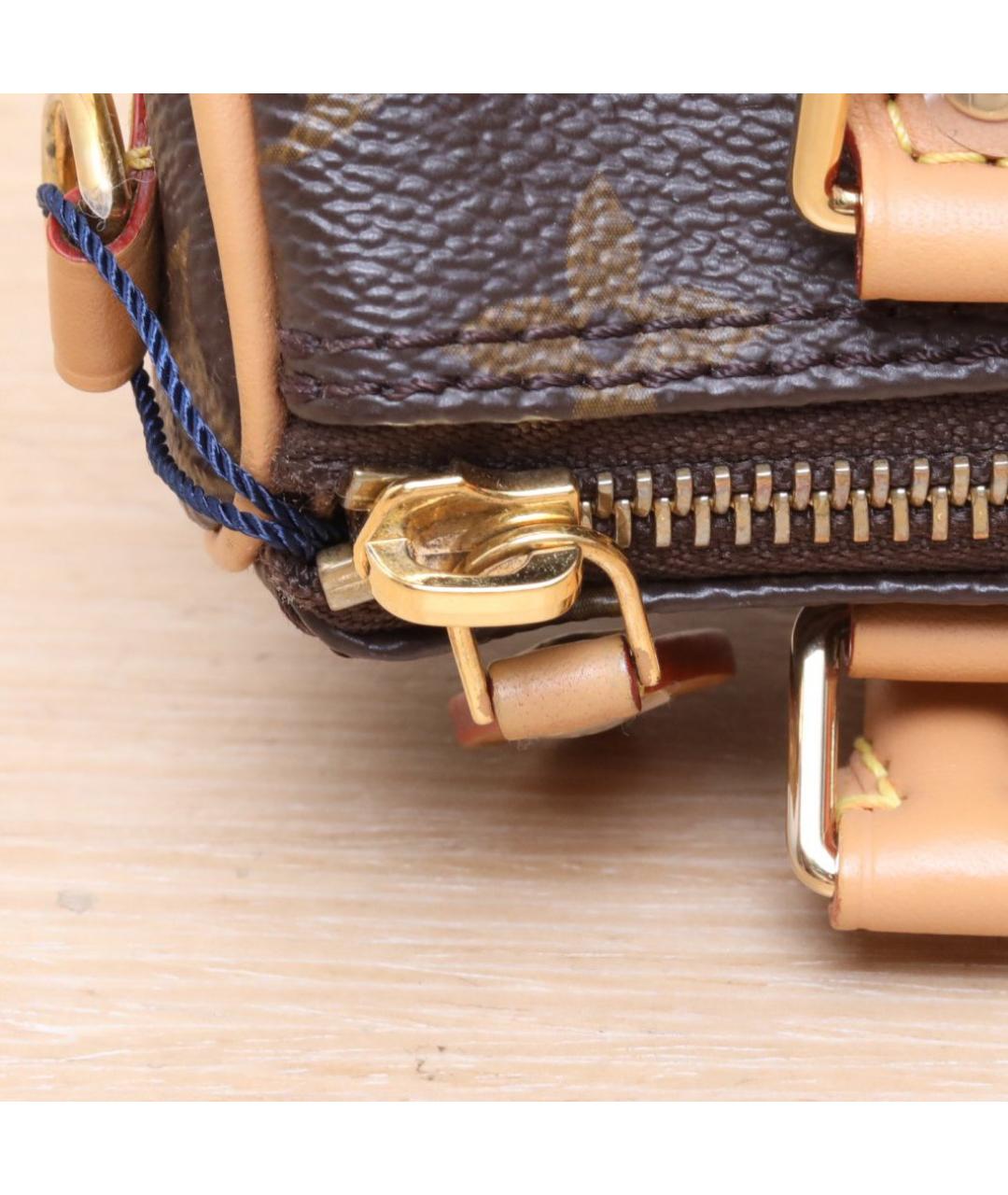 LOUIS VUITTON Коричневая сумка с короткими ручками, фото 8