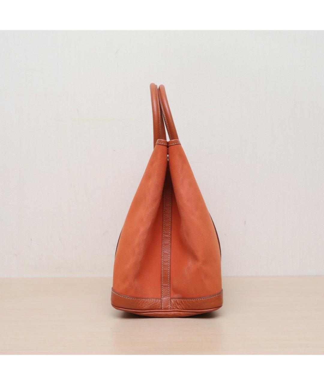 HERMES Оранжевая сумка тоут, фото 5