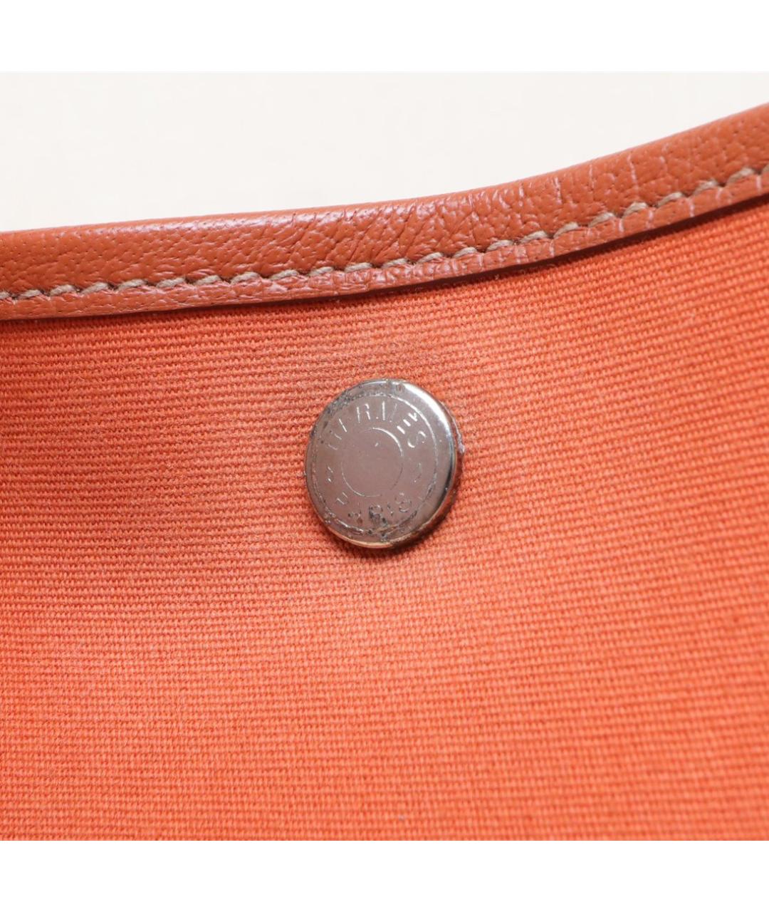HERMES Оранжевая сумка тоут, фото 8