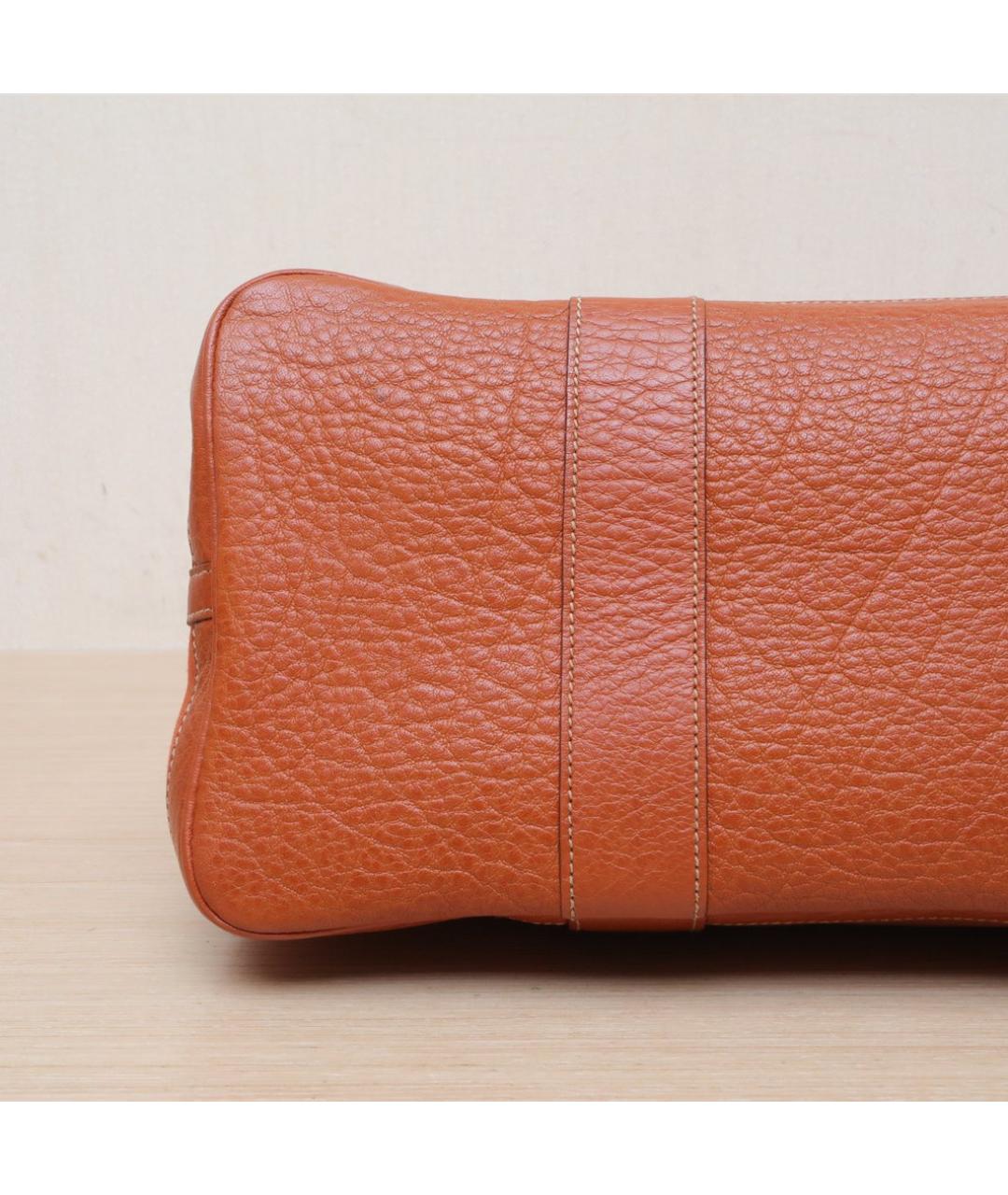 HERMES Оранжевая сумка тоут, фото 9