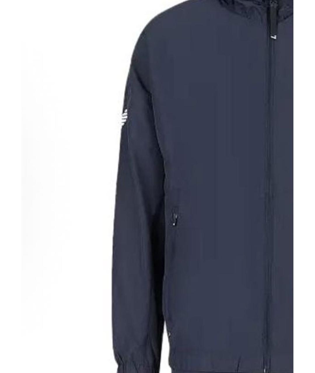 EMPORIO ARMANI Темно-синий полиэстеровый спортивный костюм, фото 5