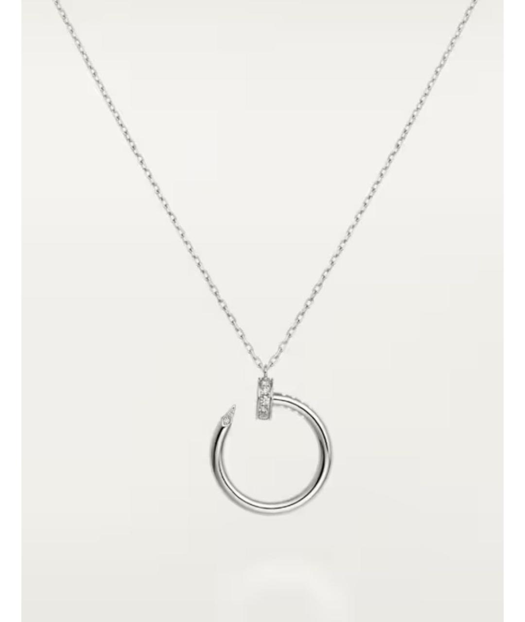 CARTIER Серебряная подвеска из белого золота, фото 4