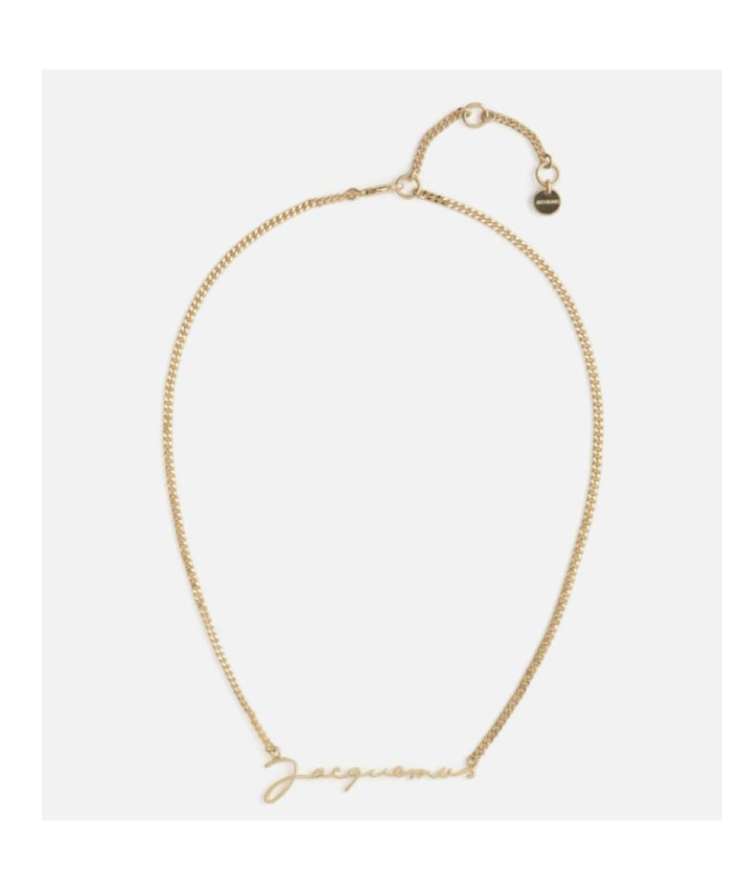 JACQUEMUS Золотое колье, фото 9