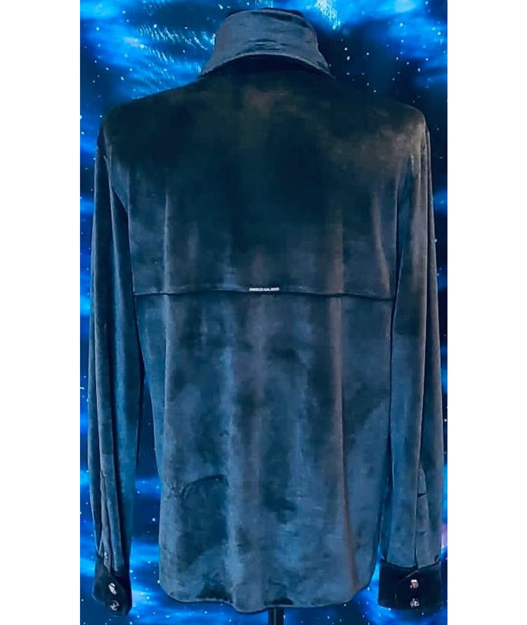 ANGELO GALASSO Антрацитовая классическая рубашка, фото 3