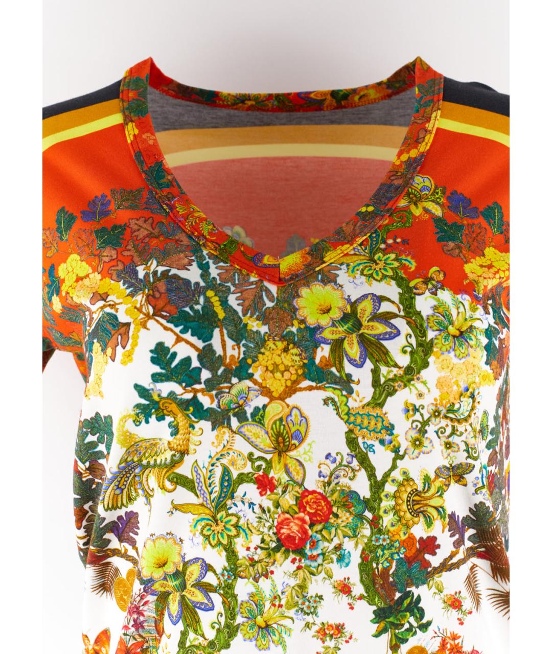 ETRO Мульти хлопковая футболка, фото 3