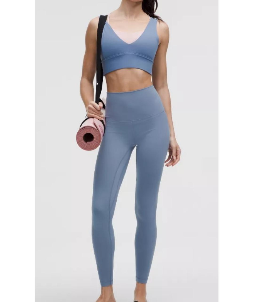 Lululemon Синие спортивные брюки и шорты, фото 3