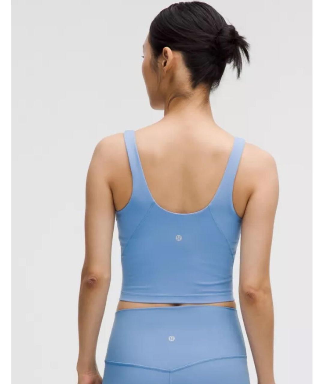 Lululemon Голубые полиамидовые спортивные брюки и шорты, фото 4