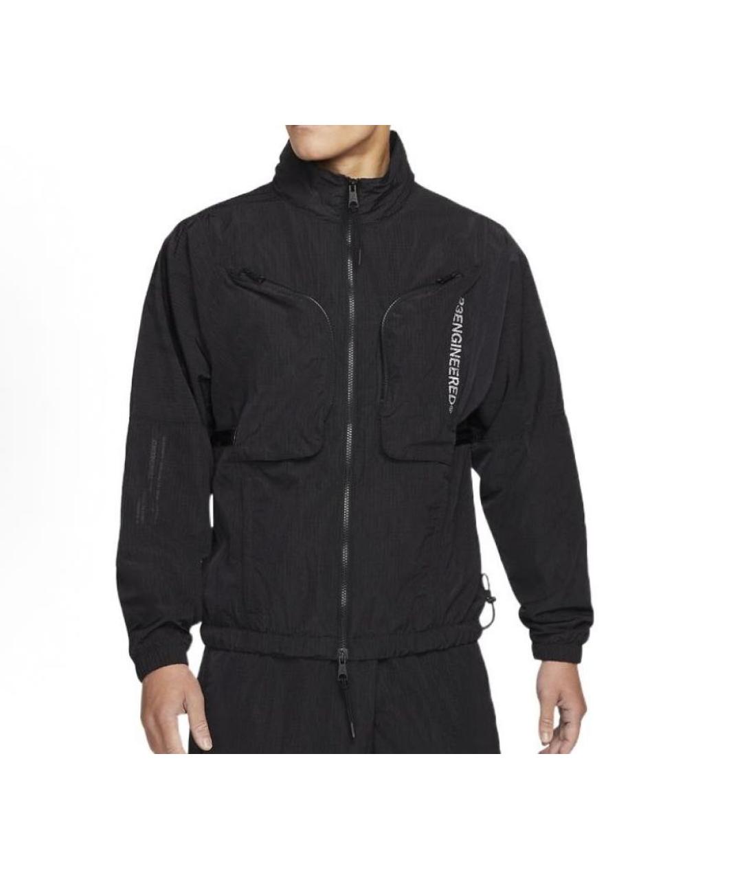 JORDAN Черная спортивная куртка, фото 3