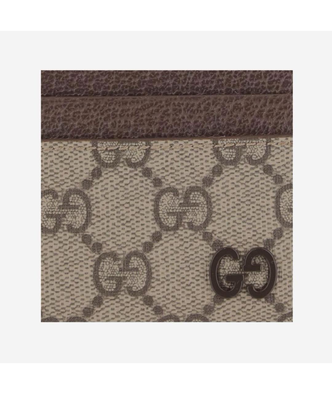 GUCCI Коричневый кардхолдер, фото 3