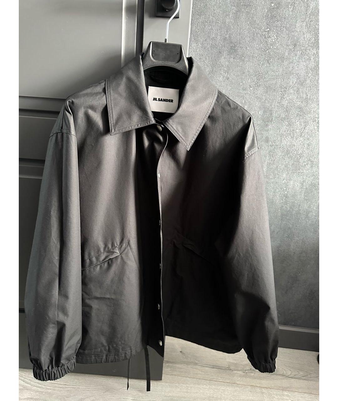 JIL SANDER Черная хлопковая куртка, фото 8