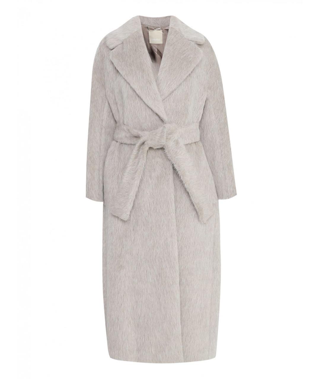 MAX MARA Серое шерстяное пальто, фото 1