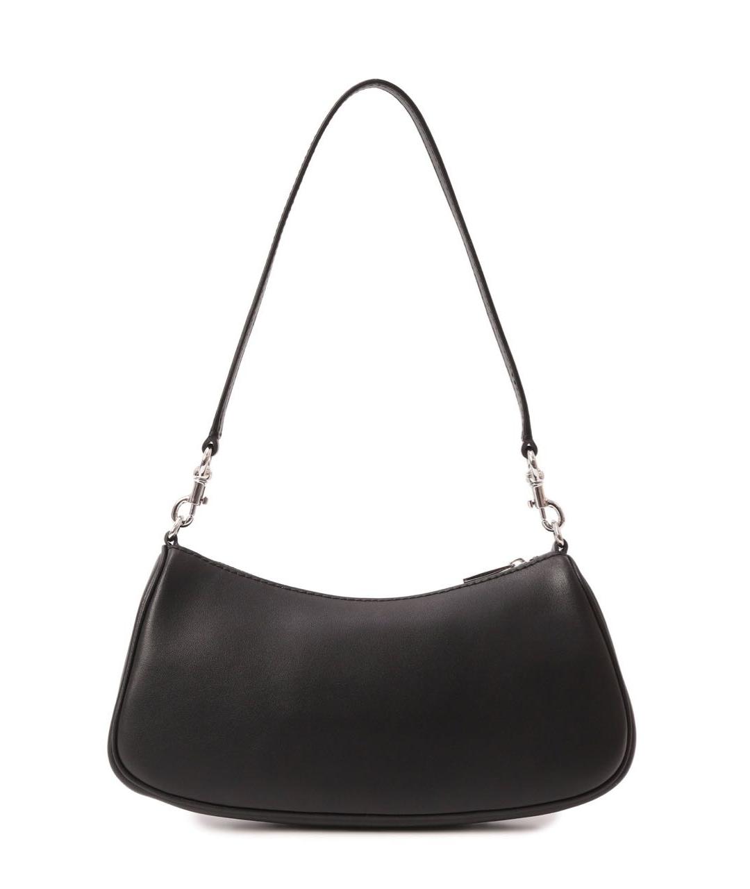 MARC JACOBS Черная кожаная сумка с короткими ручками, фото 5