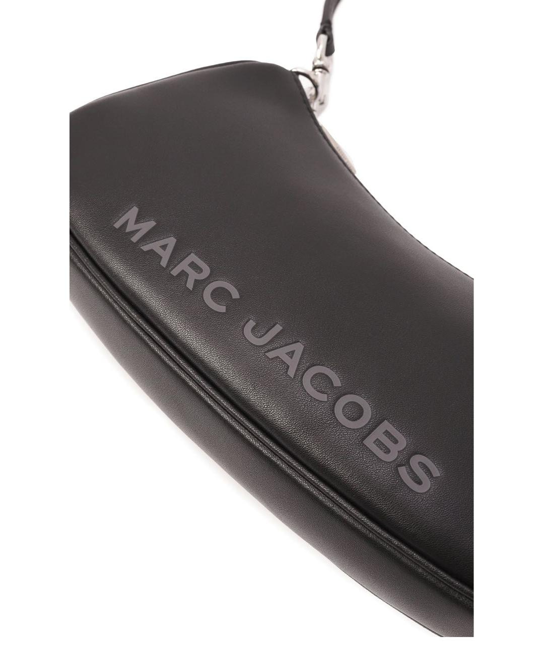 MARC JACOBS Черная кожаная сумка с короткими ручками, фото 3