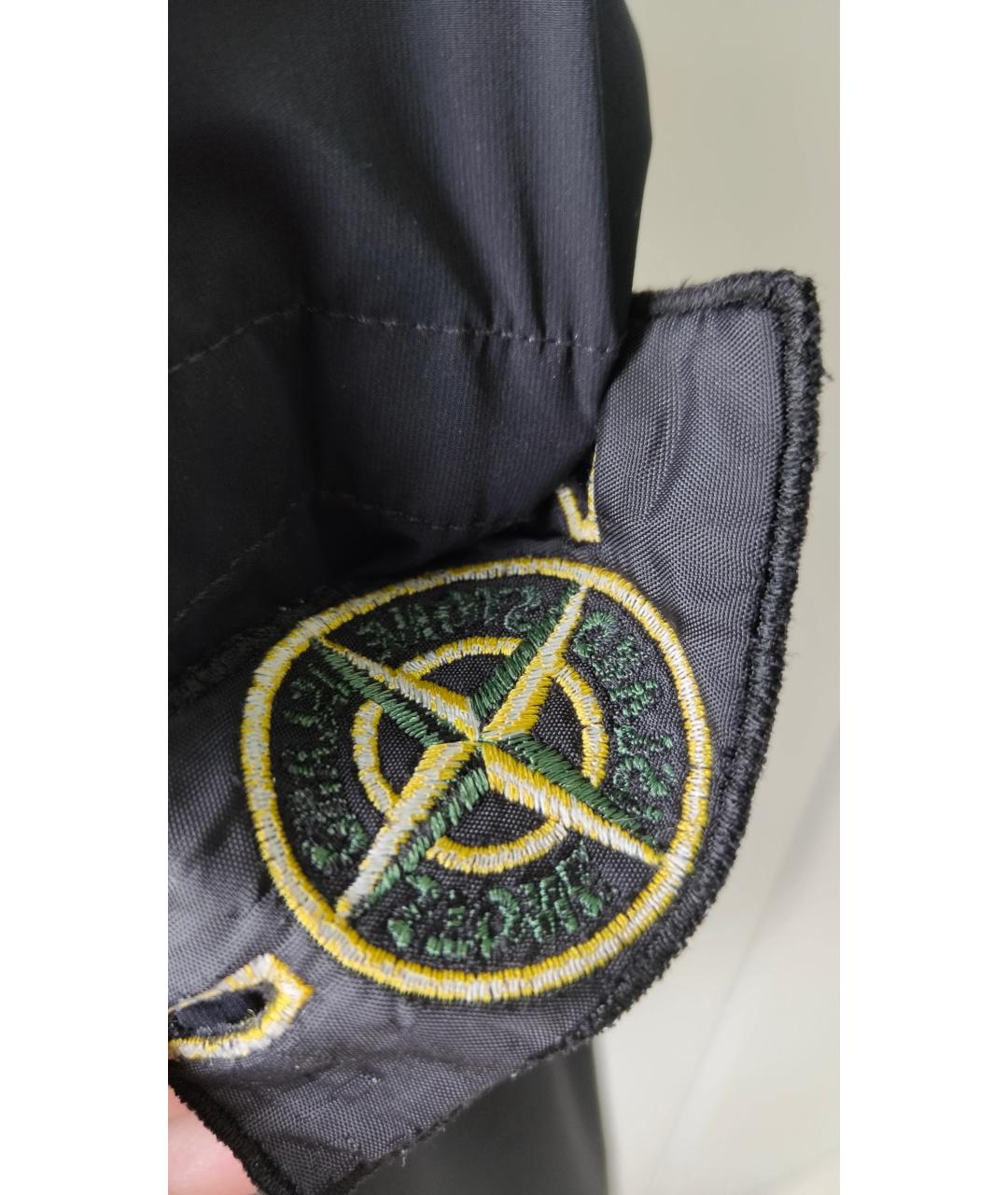 STONE ISLAND Черная куртка, фото 5