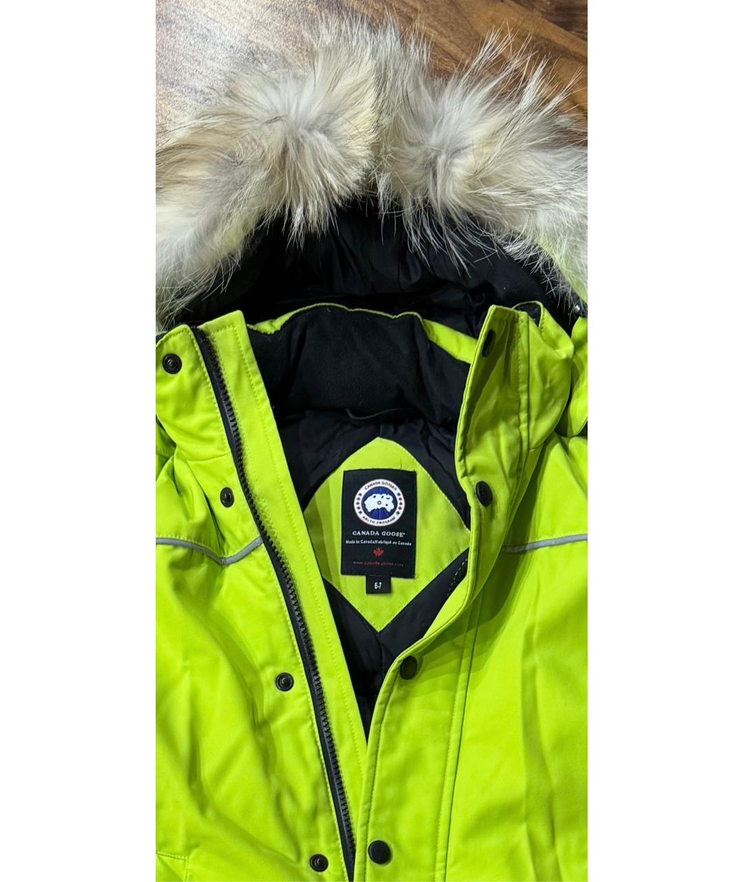 CANADA GOOSE Салатовый комбинезон, фото 3