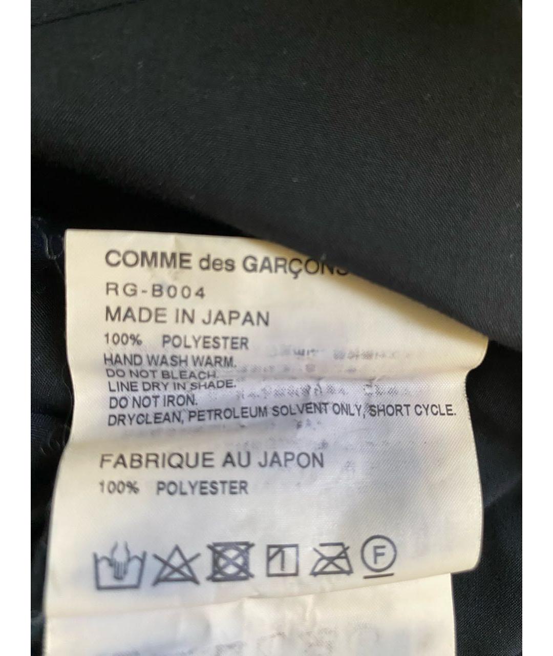 COMME DES GARÇONS Черная полиэстеровая блузы, фото 4