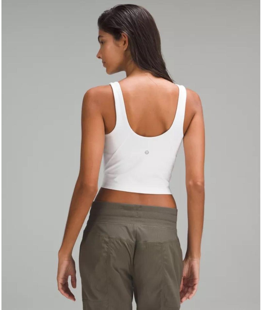 Lululemon Белая майка, фото 4