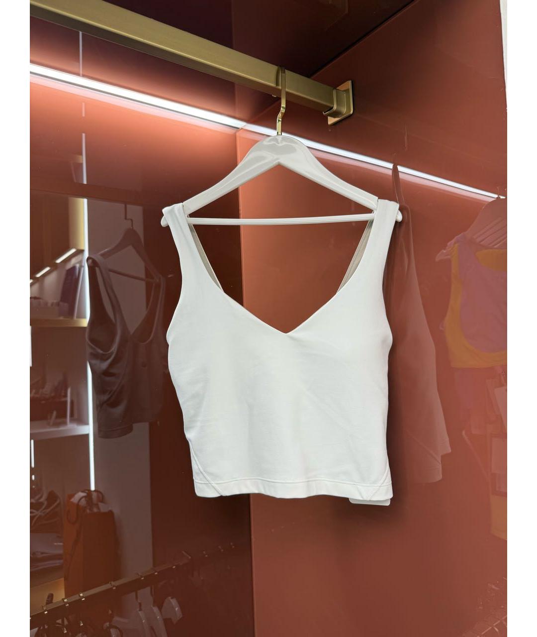 Lululemon Белая майка, фото 5