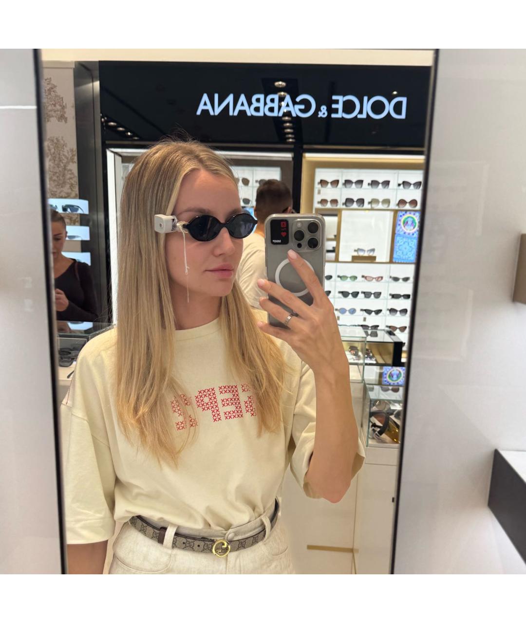 MIU MIU Черные пластиковые солнцезащитные очки, фото 5