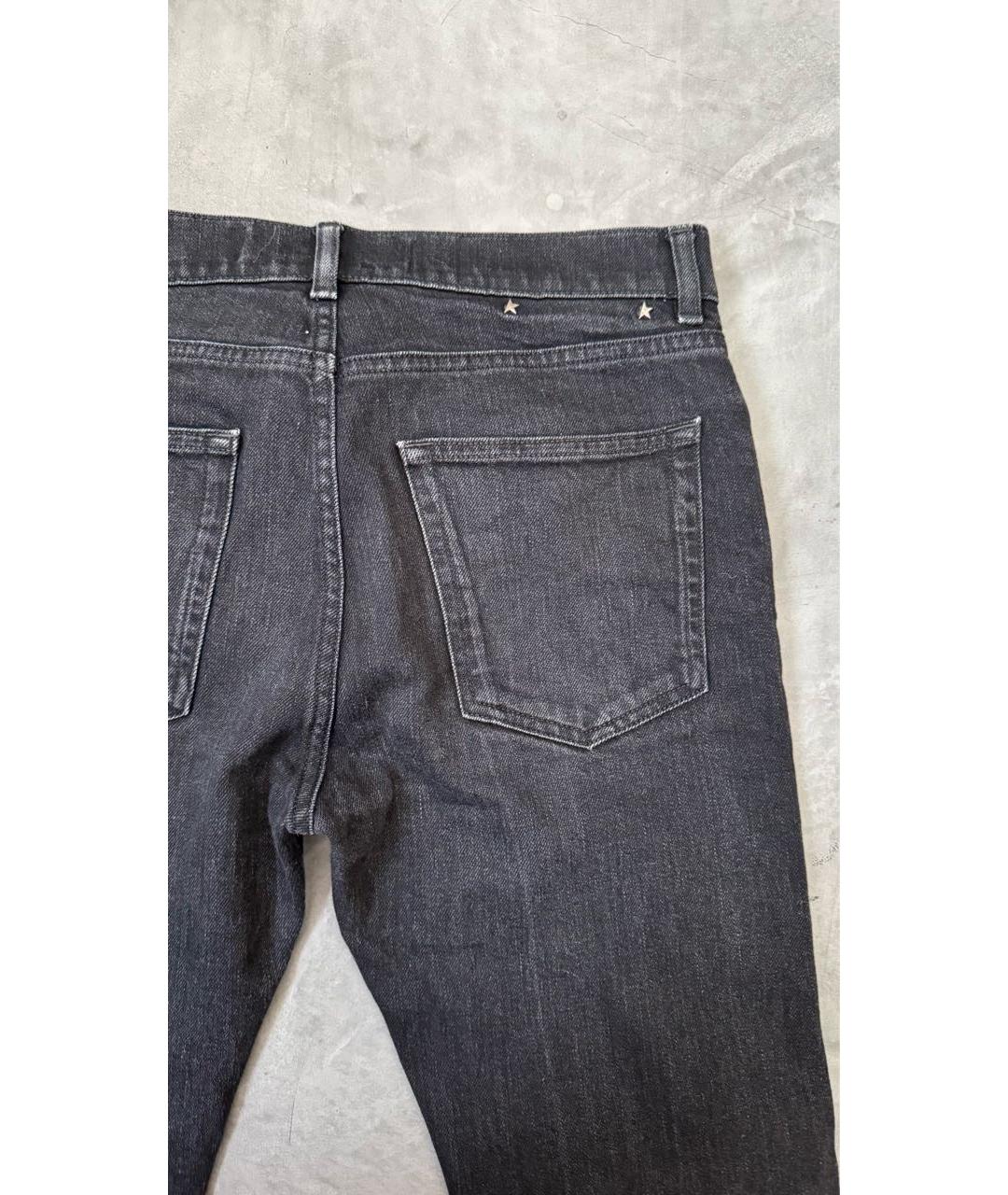 GOLDEN GOOSE DELUXE BRAND Черные хлопковые джинсы скинни, фото 5