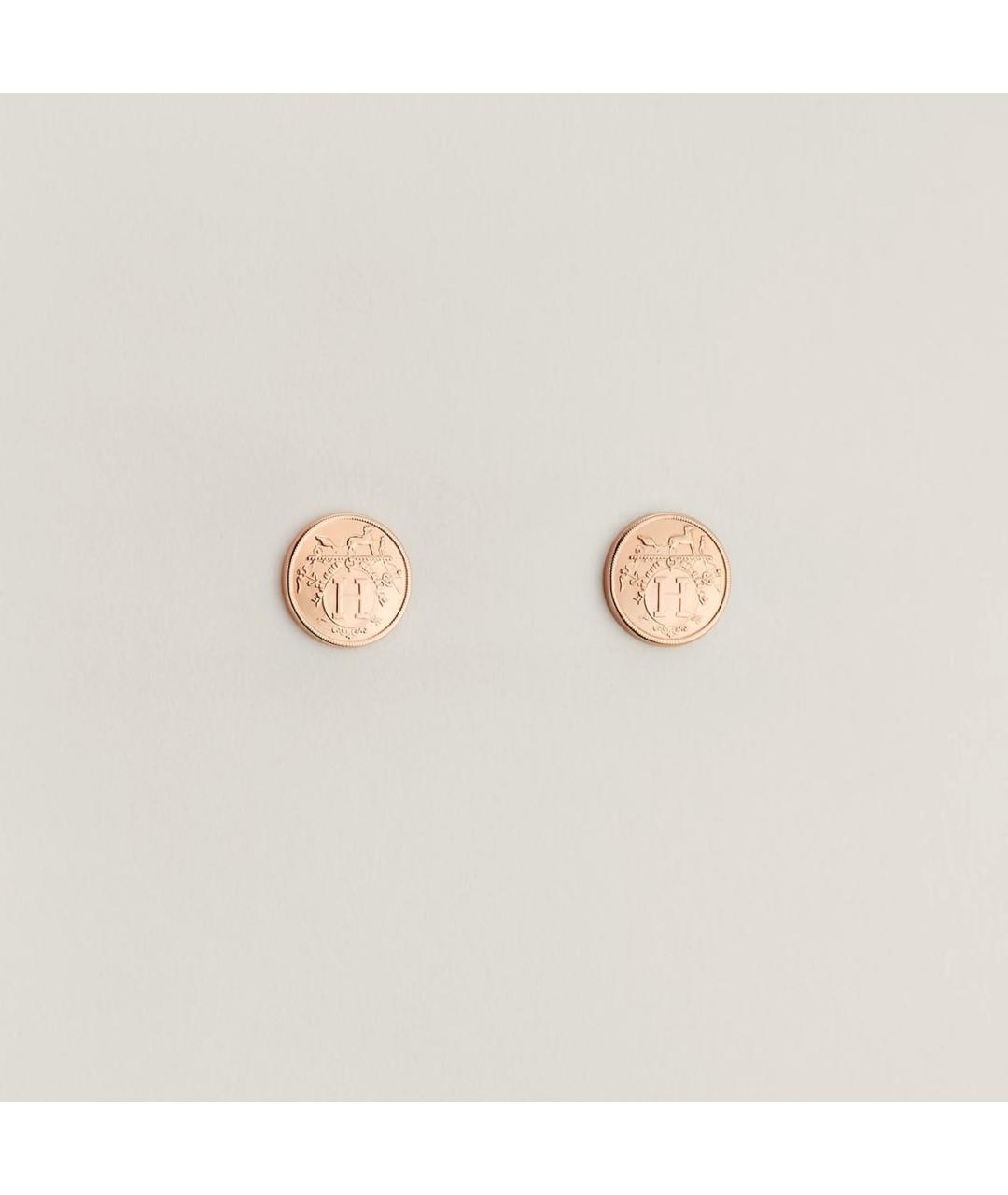 HERMES Серьги из розового золота, фото 4