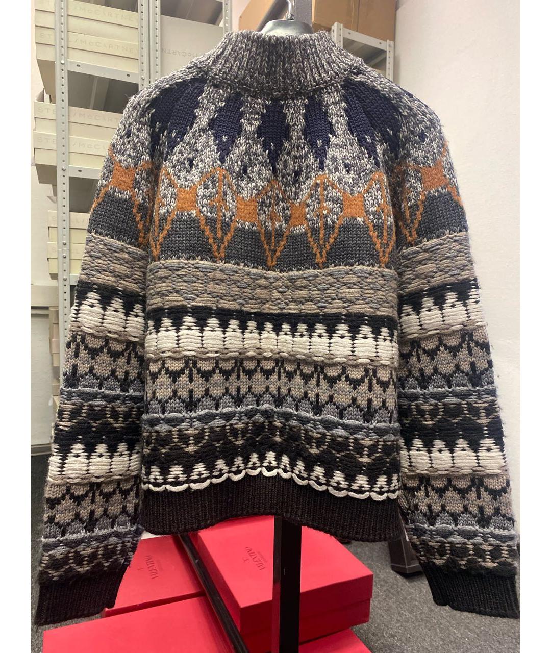STELLA MCCARTNEY Серый шерстяной джемпер / свитер, фото 3