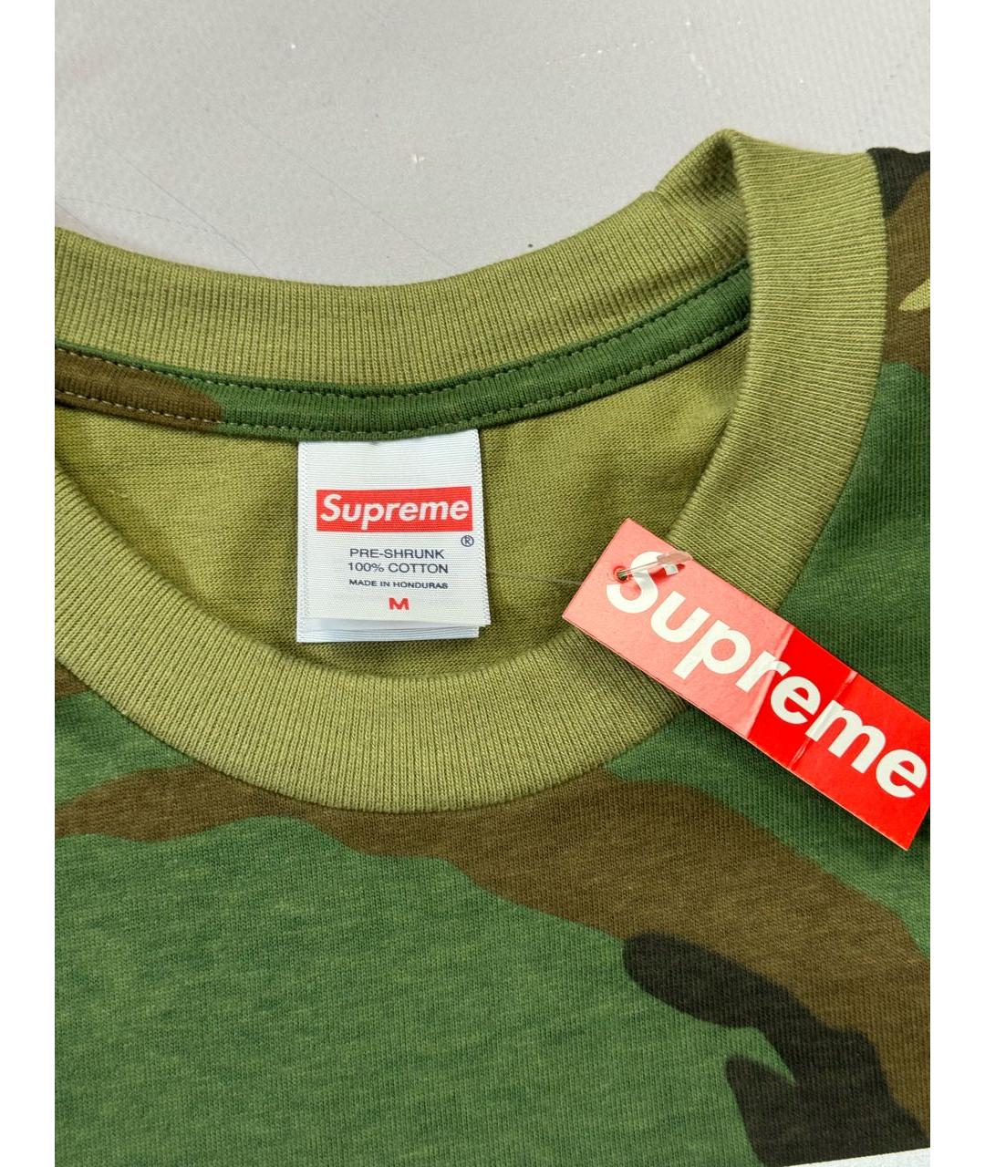 SUPREME Мульти хлопковая футболка, фото 6