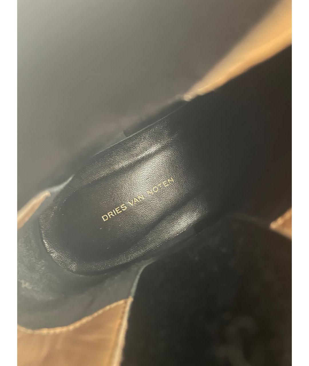 DRIES VAN NOTEN Коричневые полусапоги, фото 5