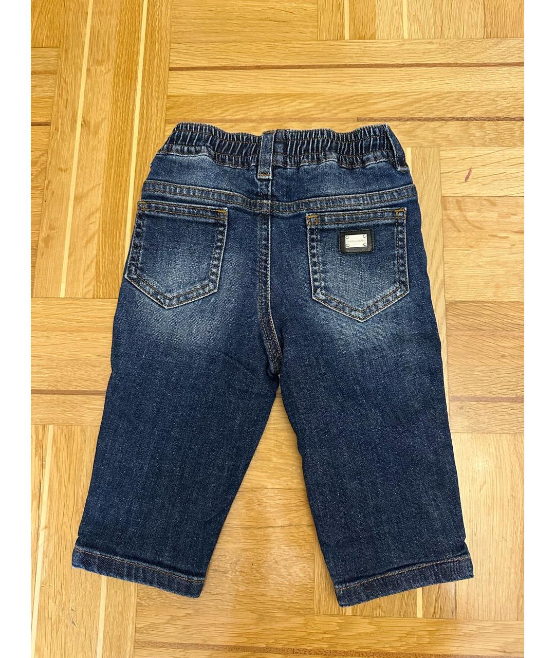 DOLCE & GABBANA KIDS Синие деним детские джинсы, фото 3