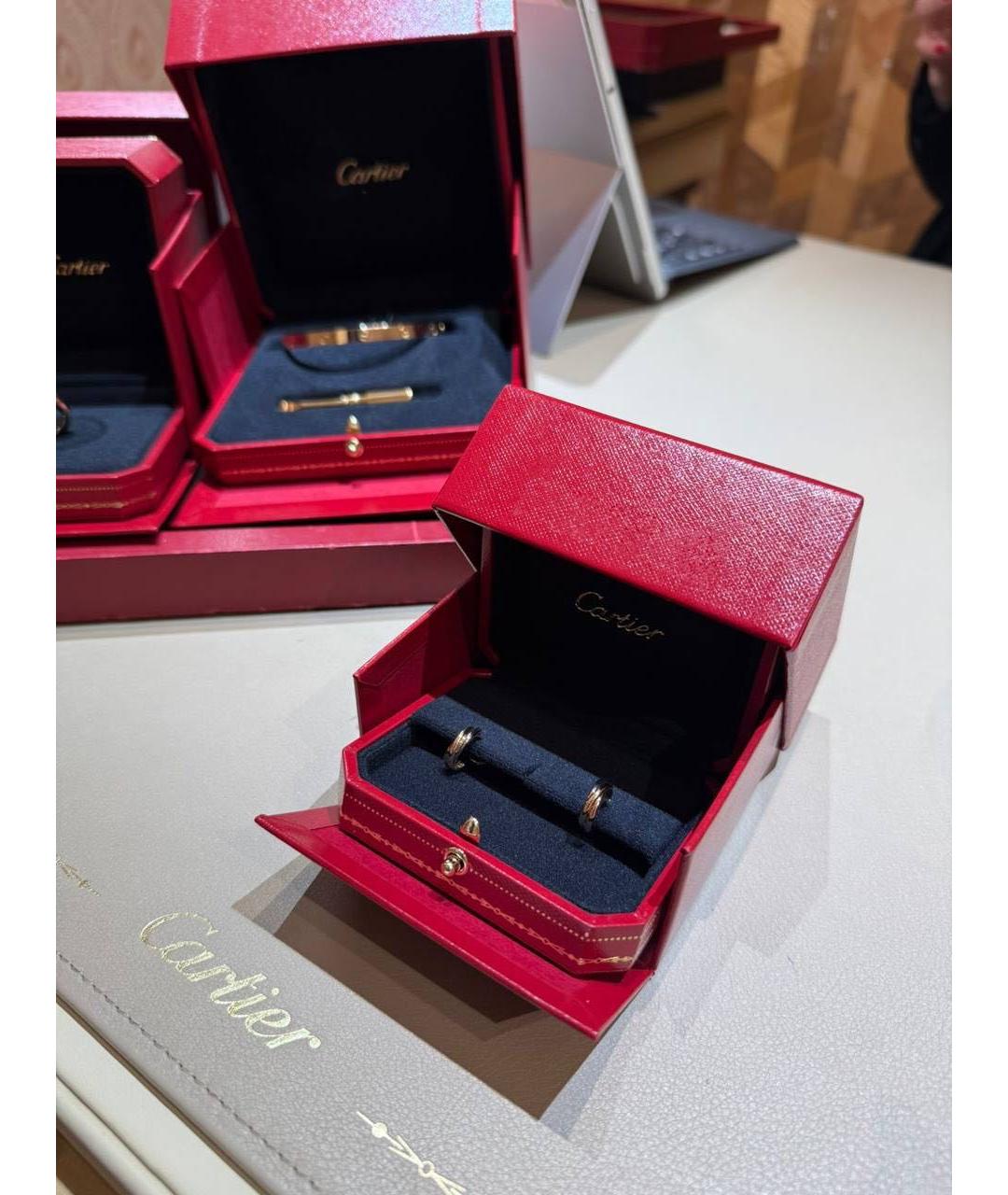CARTIER Золотые серьги из желтого золота, фото 3