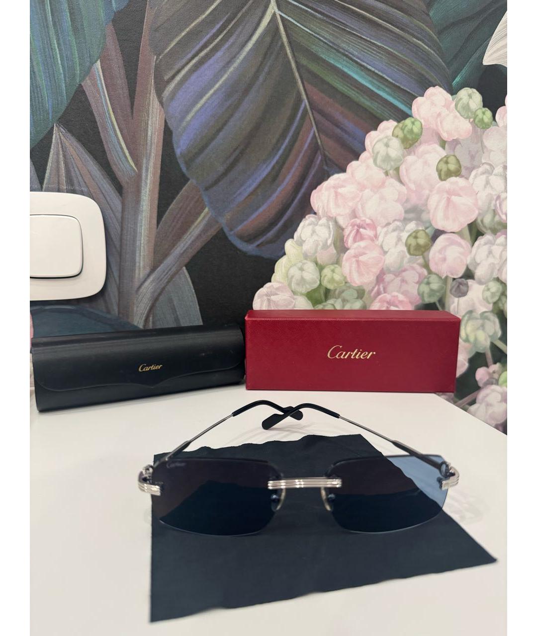 CARTIER Голубые солнцезащитные очки, фото 2