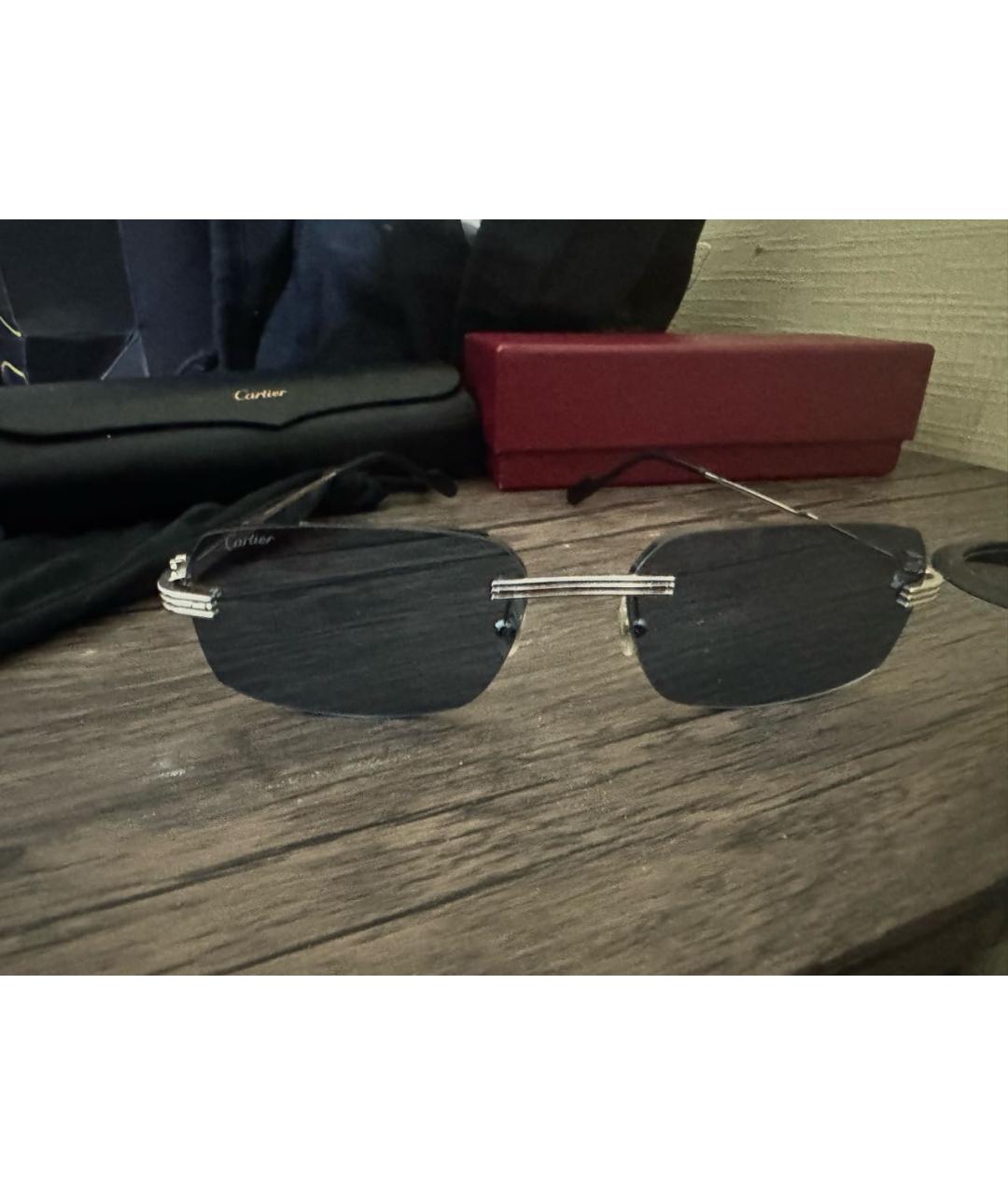 CARTIER Голубые солнцезащитные очки, фото 4