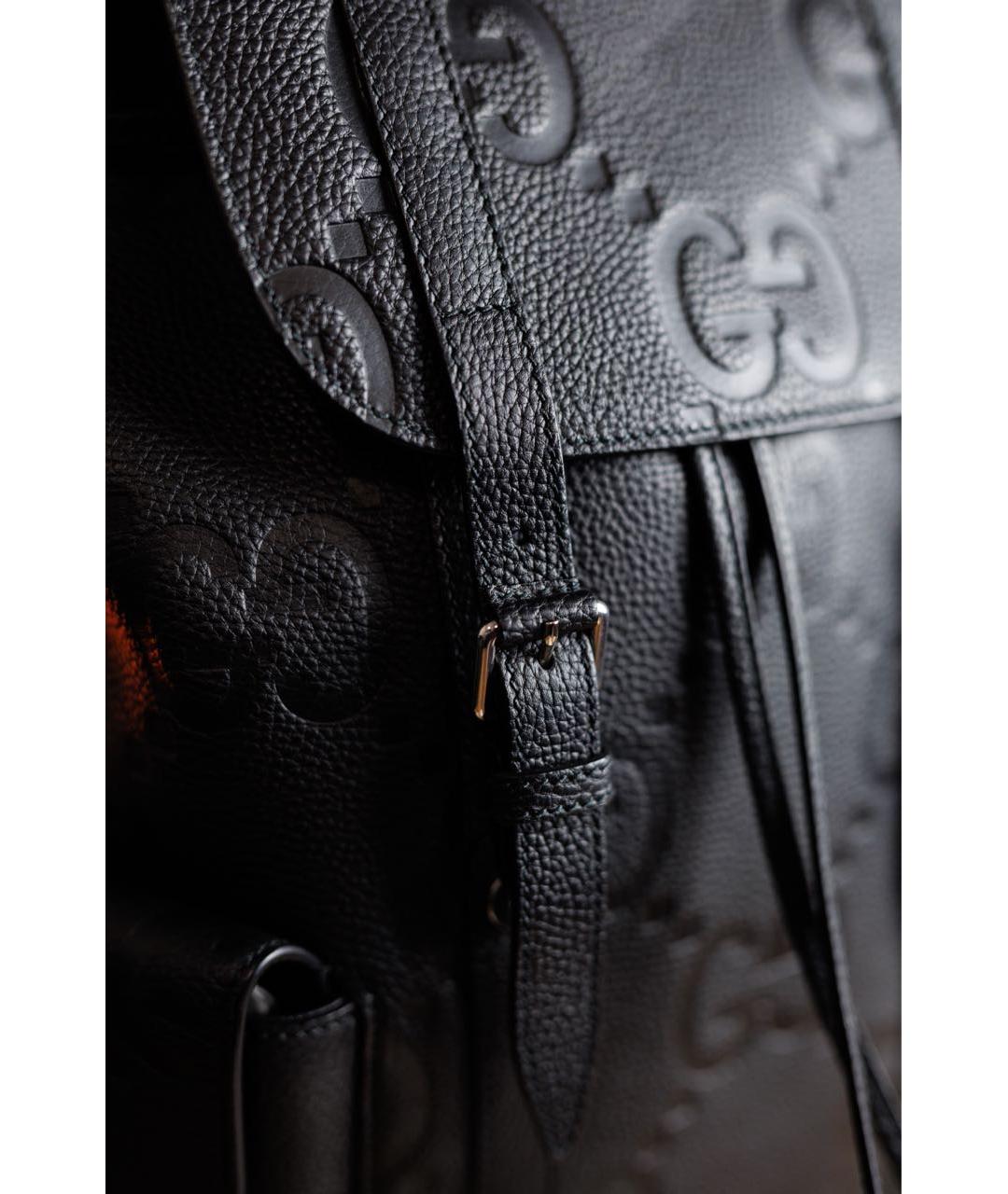 GUCCI Черный кожаный рюкзак, фото 8