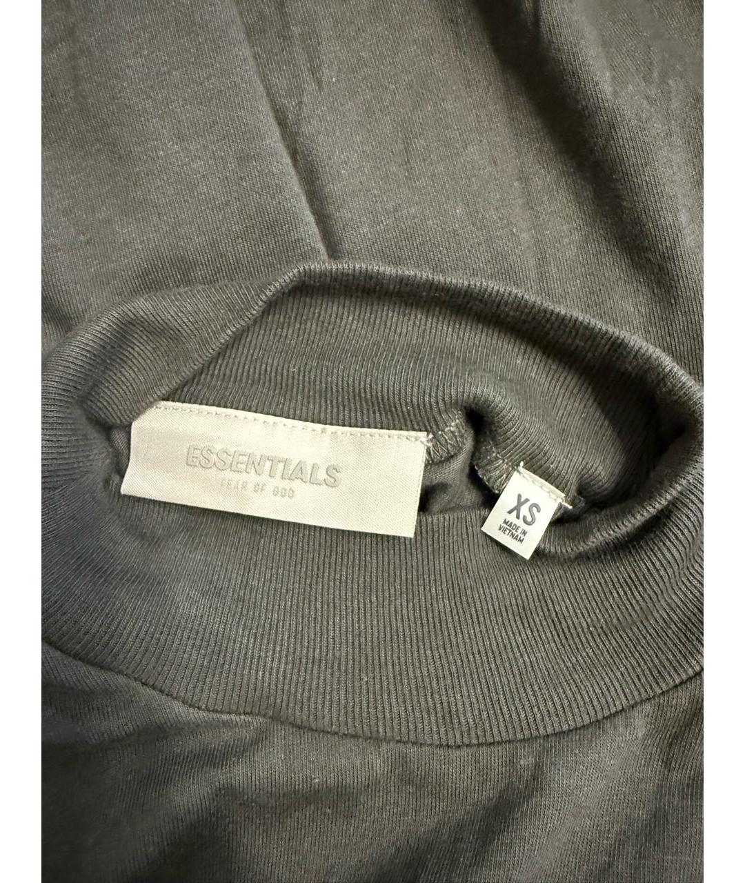 FEAR OF GOD ESSENTIALS Коричневое хлопковое повседневное платье, фото 3