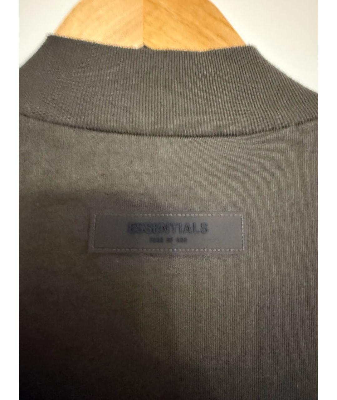 FEAR OF GOD ESSENTIALS Коричневое хлопковое повседневное платье, фото 6
