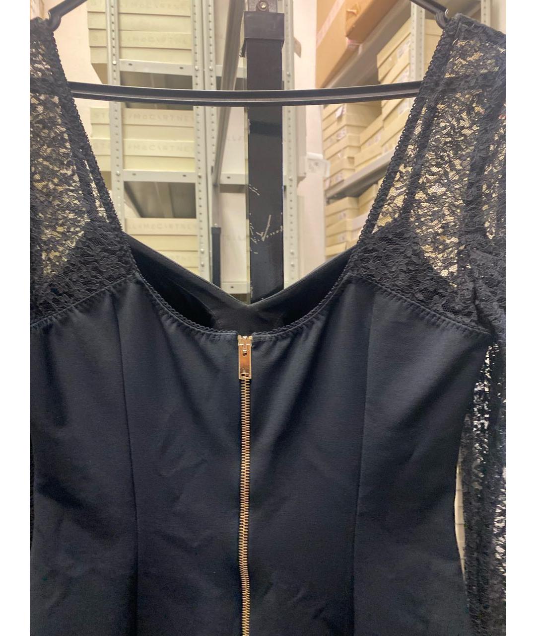STELLA MCCARTNEY Черное хлопковое вечернее платье, фото 3