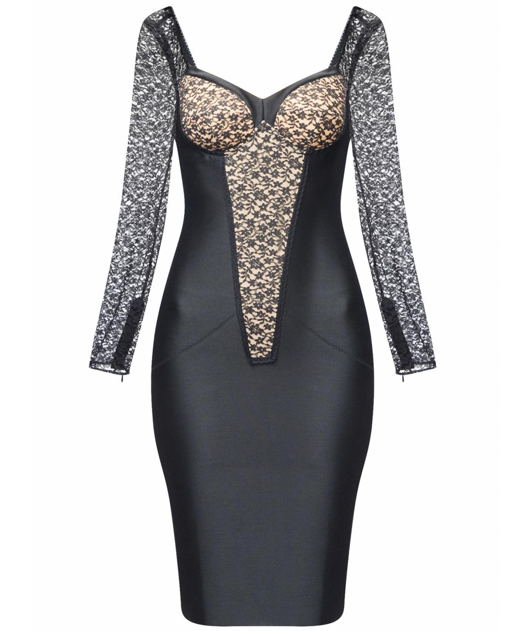 STELLA MCCARTNEY Черное хлопковое вечернее платье, фото 1