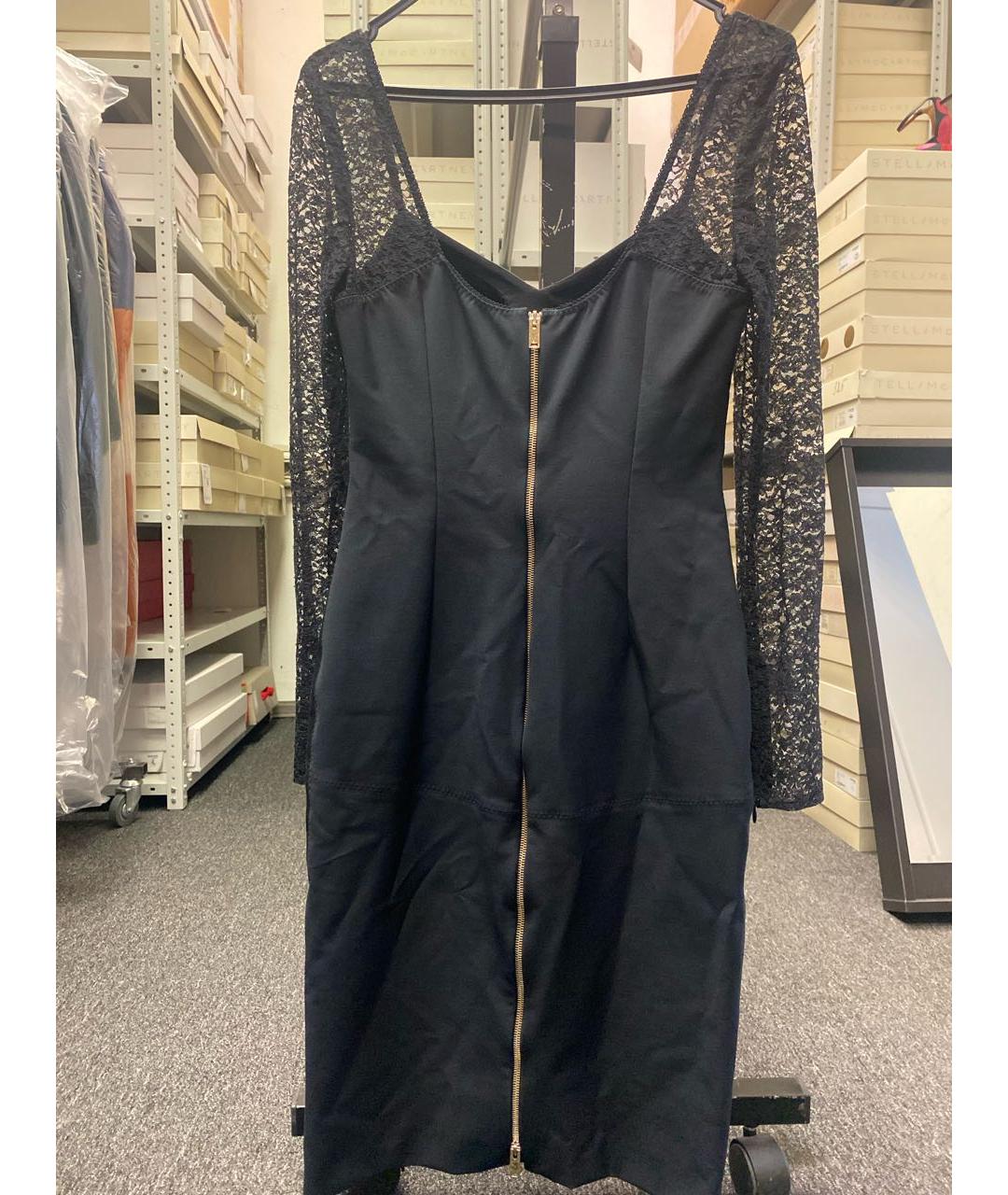 STELLA MCCARTNEY Черное хлопковое вечернее платье, фото 2