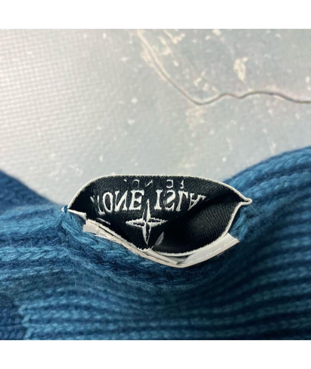 STONE ISLAND JUNIOR Синий шарф, фото 4