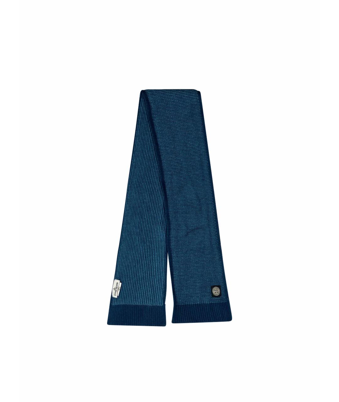 STONE ISLAND JUNIOR Синий шарф, фото 1