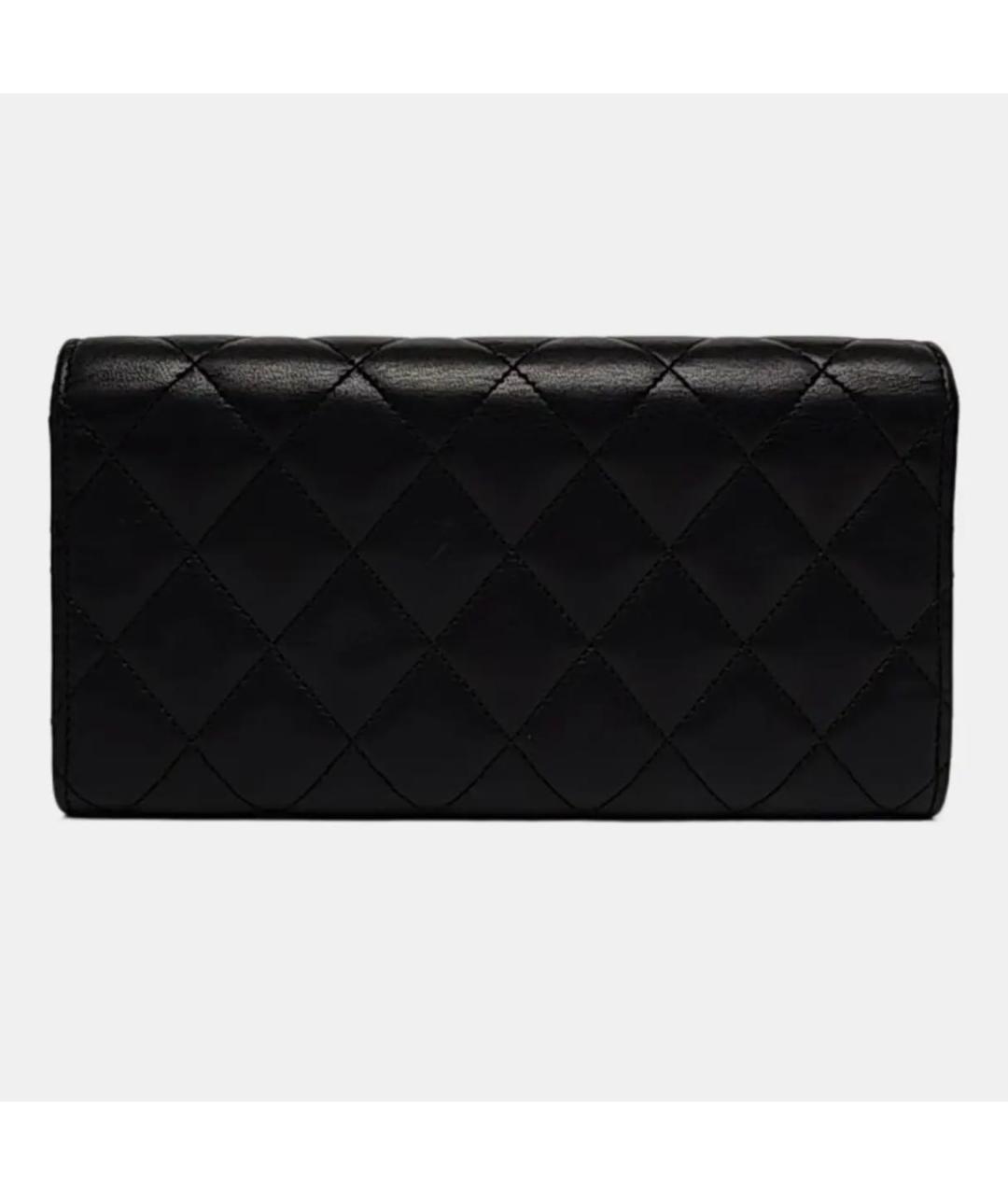 CHANEL Черная кожаная сумка через плечо, фото 4