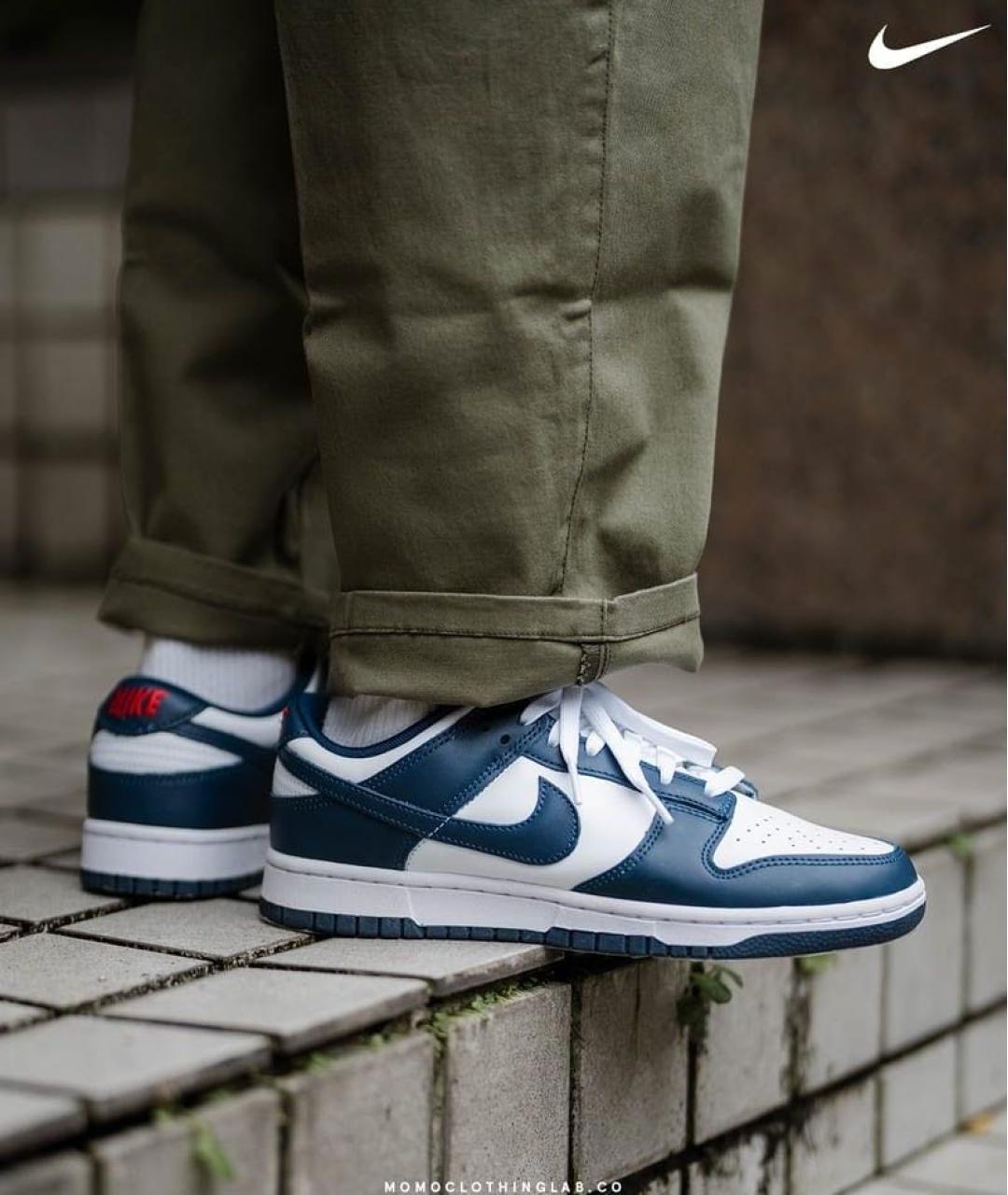 NIKE Кожаные низкие кроссовки / кеды, фото 4